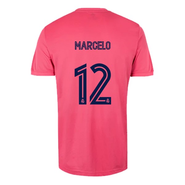 Maglia Real Madrid 2ª NO.12 Marcelo 2020-2021 Rosa